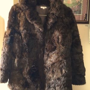 Rabbit fur coat in EUC.